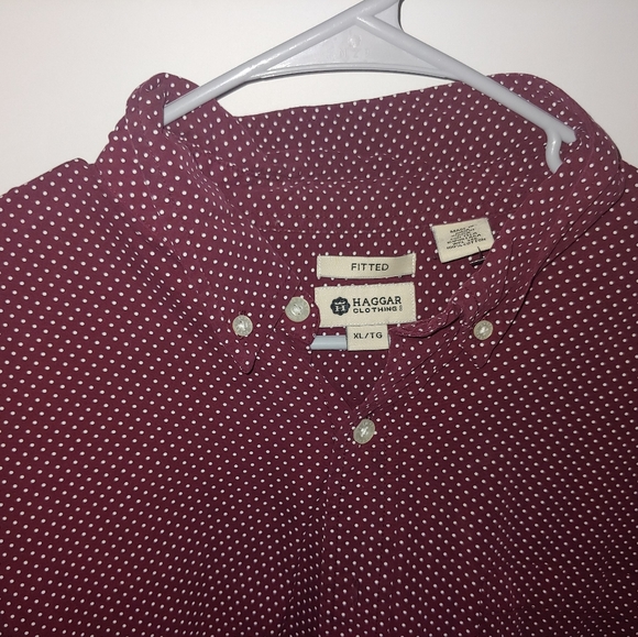 Maroon button up shirt - Picture 2 of 2